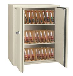 FireKing CF4436-MD Letter Size End-Tab Filing Storage Cabinet For important end-tabbed documents, FireKing’s durable fire rated end-tab storage cabinets are designed specifically to file and protect your end-tab filing. When the law requires safe document storage, fire threat is too dangerous to ignore. For HIPAA compliance and other critical records requiring end-tab filing, FireKing cabinets provide convenience, durability and — above all — peace of mind. Product Features Features: Pull-Out Tray-Create a convenient tabletop workspace in seconds with the Pull-Out Tray. It's sturdy enough to act as a writing surface and discreet enough to slide out of the way when not in use. File Drawer-Our modular File Drawer comes in either a legal configuration, storing two rows of legal-sized folders Filing Storage, Medication Storage, Safe Deposit Box, Hotel Safe, Safe Vault, Vault Doors, Wall Safe, Safe Lock, Floor Safe