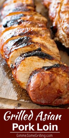 Asian Pork Loin, Healthy Pork Tenderloin, Healthy Pork Tenderloin Recipes, Asian Pork Tenderloin, Asian Marinade, Grilling Recipes Pork, Healthy Grilled, Healthy Pork, Recipe Pork