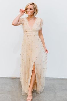 Nova Shimmer Maxi Dress | White | Baltic Born Tulle Material, Tulle Maxi Dress, Natural Blush, Baltic Born, Dusty Rose Dress, Gold Overlay, Dress Dusty, Dress Gold, Glitter Dress