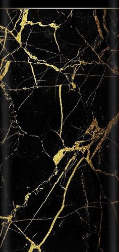 a black and gold marble textured phone case