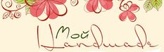 a pink flower with green leaves on it and the words my kannauaka written in cursive writing