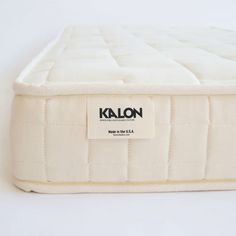 the klon mattress is made from cotton