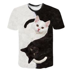 Women Fashion 3D Cat Print Casual T-Shirt Summer Short Sleeve O-neck T Shirts Product information: Features:Casual,Short Sleeve Blouse,O-Neck, T-Shirt,Women Tops, Summer . Material:Polyester,Made from high quality fabric, lightweight soft and comfortable. Style:This short Sleeve T-Shirt Very Comfortablecan be Great under jackets or alone, worn with heels, or flats,just the way you like Occasion: Dating,Casual,Party,Beach, For work,At home Vacationand more. Suit for Autumn and Spring. PLEASE NOTE Man Movies, Cat Tee, American People, Print Shorts, Women's T Shirts, Movie T Shirts, Cat T, 3d T Shirts, Cat Print