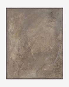 an abstract painting with grey and brown colors