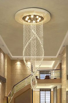 Crystal Swirl Chandelier - SamuLighting