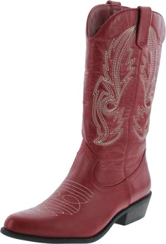 PRICES MAY VARY. 100% Synthetic Rubber sole Red Cowboy Boots Outfit, Mexican Boots, Senior Portrait Outfits, Red Cowgirl Boots, Leather Boots For Women, Cowboy Boots For Women, Cowgirl Boots Outfit, Red Cowboy Boots, Classic Cowboy