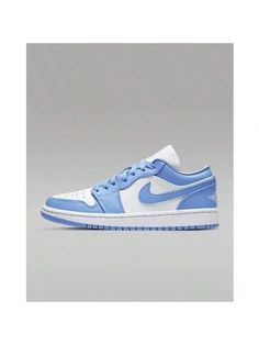 Air Jordan 1 Low Top Sneakers Blue Blue         Sports & Outdoor Shoes, size features are:Bust: ,Length: ,Sleeve Length: Jordan 1 Low Top, Low Top Jordans, Nike Fashion Shoes, Boys Denim, New Nike Air, Air Jordan 1 Low, Jordan 1 Low, Nike Fashion