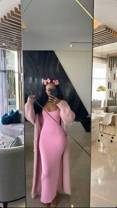 Basic Outfits Black Women, Skims Dress Outfit Ideas, Pink Baddie Outfits, Skims Outfit Ideas, Pink Outfits Black Women, Skims Outfit, Outfit Chill, Pink Baddie, Pink Dress Outfits