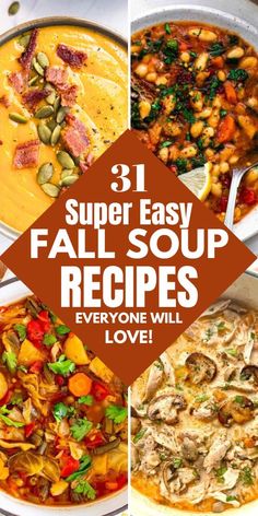 31 super easy fall soup recipes that everyone will love to make in the slow cooker