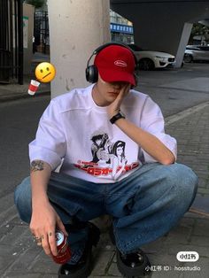 Mens Outfits Korean, Japanese Streetwear Mens, Outfit Ideas Layout, Asian Streetwear, Instagram Layout