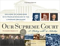 the front cover of our supreme court, featuring images of men in robes and medals