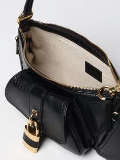 Shoulder Bag CHLOÉ Woman color Black Black Crossbody Bag Chloe, Black Shoulder Bag, Woman Colour, Shoulder Bag Women, Bags Women, Black Color, Chloe, Models, Shoulder Bag