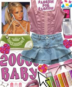 00s Party Outfit, 2000 Party Outfit, Cute 2000s Outfits, Looks 2000s, Y2k Bachelorette, 2000s Outfit Ideas, 2000s Birthday, Y2k Birthday, 2000s Theme