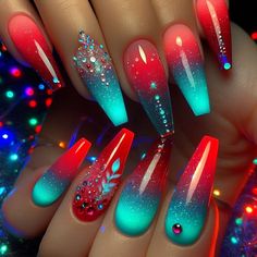 Summer Nails Extra, Random Nails, Cute Funky Nails, Baddie Nails Short Coffin, Baddie Nails Short, Nail Polish Art Designs, Nails Short Coffin, Bad Nails, Bling Nail Art