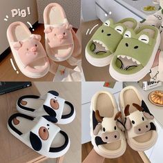 Slippers Cute, Linen Slippers, Crocs Fashion, Diy Clothes And Shoes, Cute Shoes Heels, Kawaii Shoes, Fantastic Shoes, Shoes Outfit Fashion