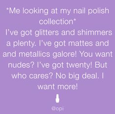 Ariel would be proud 🧜 Nail Polish Quotes, Nail Quotes, Nail Art Trends, Laughing Quotes, Gel Nails Diy, Nails Only, Opi Nail Polish, Nail Polish Collection, Nail Art Galleries