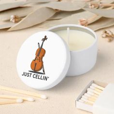 This "Just Cellin" design on makes a great gift for a cellist or as a treat. These charming keepsakes offer a delicate glow and luxurious fragrance that perfectly capture the warmth of your friendship. Diy Gifts, Great Gifts, Gift Ideas