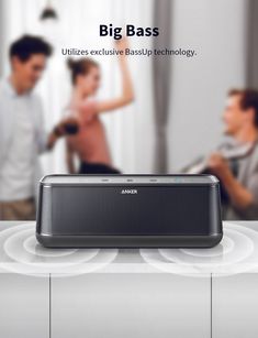 anker big bass portable bluetooth speaker