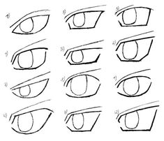 how to draw an anime eye step by step drawing for kids, easy drawings, pencil drawings, cartoon eyes, person, character sheet, art, animation, sketches, the incredible, cool stuff