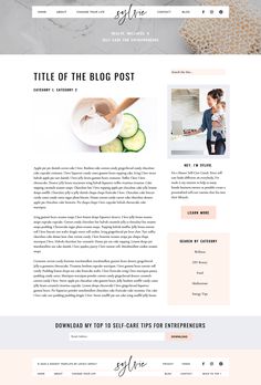 the wordpress theme is clean and modern