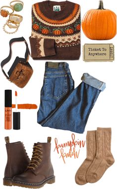 pumpkin patch Outfit | ShopLook Fall Outfit Board, Pumpkin Spice Outfit, Fall Themed Outfits, Fall Outfit Inspo 2024 Pumpkin Patch, Pumpkin Patch Fits, Pumpkin Sweater Outfits, Pumpkin Patch Outfit Alternative, Pumpkin Inspired Outfit, Pumpkin Sweater