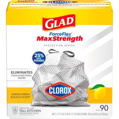 glad forceflex max strength disposable mesh bags