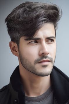 Whether you're seeking a sophisticated corporate look, a glamorous red-carpet ensemble, or a casual yet chic everyday vibe, our range of best hair systems caters to every whim and fancy. #besthairsystems #besthairreplacementsystem #hairstyle #hairfashion Haircut Trendy Mens, All Hair To One Side Hairstyles, Mens Best Hairstyles, Hảir Style For Man, Midium Hairstyle, Two Side Haircut, 2 Side Hairstyle, Best Oval Face Hairstyles Men, Haircut For Medium Length Hair Men