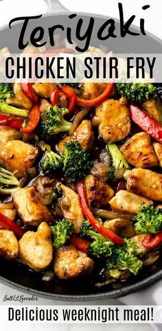 #foodie #recipes #deleciousrecipes #summerrecipes #winterrecipes #christmasrecipes #foodinspiration #christmasfoods Easy Dinner To Make, Chicken Stir Fry Recipe, Teriyaki Chicken Stir Fry, Ground Turkey Recipes Healthy, Stir Fry Recipes Chicken, Easy To Make Dinners, Homemade Teriyaki Sauce, Quick And Easy Dinner, Chicken Stir Fry