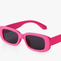 Nwt Hot Pink Plastic Glasses Retro Pink Square Frame Sunglasses, Hot Pink Sunglasses, Tom Ford Miranda Sunglasses, Blenders Sunglasses, Plastic Glasses, Grey Sunglasses, Gucci Eyewear, Jimmy Choo Sunglasses, Pink Sunglasses