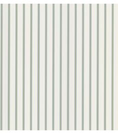 a white and green striped wallpaper with vertical lines on the side, as well as horizontal stripes on the back