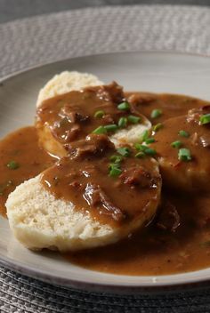 Chef John's simmered Czech bread dumplings, or knedlíky, make the ultimate comforting dish when served with gravy on top. European Dumplings, Yeast Dumpling Recipe, Bread Dumplings Czech, Czech Bread Dumplings, Czech Dumplings, Czech Dinner Recipes, Czech Dumplings Recipe, Bohemian Dumplings Recipe, Czech Food