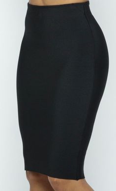 This bandage midi pencil skirt has nice stretch and is not see through. Level up your professional look with this skirt. 90% Polyester 10% Spandex Bandage Skirt Outfit, Business Casual Skirts, Black Knee Length Skirt, Midi Pencil Skirt, Bandage Skirt, Knee Length Skirt Pencil, Black Pencil Skirt, Pencil Skirts, Midi Skirt Pencil