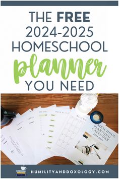 the free homeschool planner you need to have in your house and it's easy