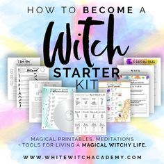 Have you every wondered if you were a witch? If so, I’ve got news for you. You are—that is, you are if you want to be. You are inherently powerful. You were plopped down on this big, beautiful planet with a whole bunch of natural abilities, desires, and—I’m just going to say it—magical powers. Maybe you’ve known you were a witch for awhile, or maybe you are brand new to this whole witchcraft thing. Either way, this free printable bundle can get you started on your witchy journey! Bos Printables Free, Witchy Printables Journal Pages, Grimoire Printables Free, Wicca Printables Free, Free Grimoire Pages, Printable Witchcraft Pages, Free Tarot Journal Printable, Free Witchcraft Courses, Free Witch Printables