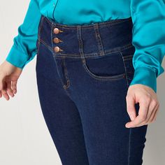 Update your denim collection with this skinny pair of women's Bold Elements high-rise bootcut jeans. Made from stretch-cotton with recycled fabric in a dark wash, this ankle-length pair has 5-pocket tailoring, a button-zip fly, and a distressed hem. Wear them with a blouse and heels.Features: Fly Front, Stretch FabricClosure Type: Button & ZipperPockets: 2 Front Slip Pockets, 1 Front Coin Pocket, 2 Back Slip PocketsRise: High RiseFiber Content: 67% Cotton, 28% Recycled Polyester, 3% Other 5% Or Elastic Waist Jeans, High Rise Bootcut Jeans, Denim Collection, Joes Jeans, Recycled Fabric, Bootcut Jeans, Stretch Cotton, Ankle Length, Elastic Waist