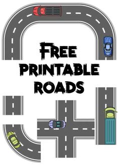 the free printable road for kids to play with