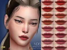 S4cc Lipstick, The Sims Resource Lipstick, Sims 4 Cc Maxis Match Lipstick, Sims4 Lipstick, Ts4 Lipstick