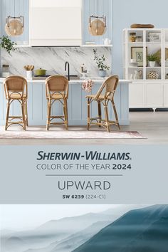 the shelving williams color of the year is upward