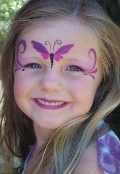 Web Face, Festival Face Paint, Butterfly Face Paint