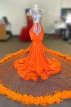 We could custom made more than 34 colors all sizes, if you need custom color and cutsom size, pls leave the color and your bust, waist, hips barefoot height size in the special instruction. Thank you. Orange Mermaid Prom Dress, Orange Mermaid, Prom Dress Sleeveless, White Prom, Mermaid Evening Dress, Gorgeous Prom Dresses, Prom Girl Dresses, Mermaid Prom Dress, Prom Dresses Sleeveless