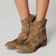 Category:Boots; Upper Materials:PU; Season:Fall,Winter; Heel Type:Low Heel,Chunky Heel; Gender:Women's; Toe Shape:Pointed Toe; Type:Booties Ankle Boots; Style:Casual,Elegant,Minimalism; Heel Height(inch):<1; Outsole Materials:Rubber; Occasion:Daily,Outdoor; Closure Type:Loafer; Pattern:Solid Color; Listing Date:08/07/2023; Production mode:External procurement; 2024 Trends:Slouchy Boots,Plus Size; Foot Length:; Foot Width:; SizeChart1_ID:2:184043; Size chart date source:Provided by Supplier. Cheap Ankle Boots, Flat Heel Boots, Western Ankle Boots, Low Heel Boots, Winter Fashion Boots, Slouchy Boots, Spring Boots, Winter Ankle Boots, Slip On Boots