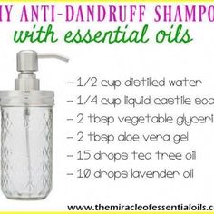 Essential Oil Shampoo Recipe, How To Remove Dandruff, Essential Oil Shampoo, Homemade Essential Oil, Me And My Sister, Diy Hair Mask