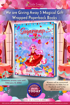 #ValentinesDay #Giveaway #SugarsnapFairy #LoveAndMagic #SpreadLove #EnterToWin #bookgiveaways #joinnow #books #BookLovers #Bookworms #ReadingCommunity #ValentinesBooks Fairy Books, Heartfelt Messages, Spread Love, Free Giveaway