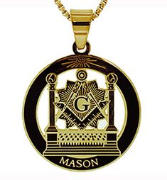 New Without Tags! (1) One Gold Tone Stainless Steel Masonic Pillars And Altar Pendant. Necklace For Freemason's - Includes 24" Inch Matching Chain. This Unique Freemason Jewelry Piece Has An Etched Face Design With A Duo Tone Look. A Perfect Gift For Any Member Of The Masons! For More Masonic Products Search Our Store "Seller Savings" On Poshmark (Link): Http://Stores.Poshmark.Com/Sellersavingsdirect/ Masonic Pillars, Eastern Star Jewelry, Royal Arch Masons, Masonic Watches, Masonic Art, Masonic Freemason, Order Of The Eastern Star, Masonic Ring, Mens Jewelry Necklace