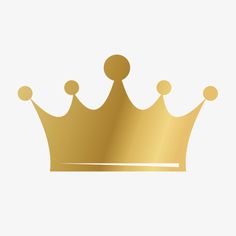 a gold crown on a white background