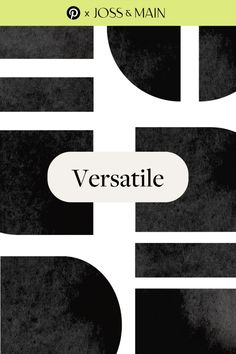 a black and white book cover with the words versatie written on it