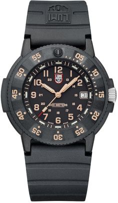 Luminox Sea Original Navy Seal 3000 Series Men's Watches Luxury, Series Black, Latin Words