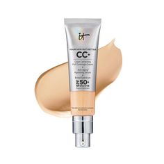 CC+ Color Correcting Full Coverage Cream SPF 50+ Sunscreen Natural, Spf Foundation, Color Correcting, Full Coverage Foundation, Natural Sunscreen, Skin Imperfection