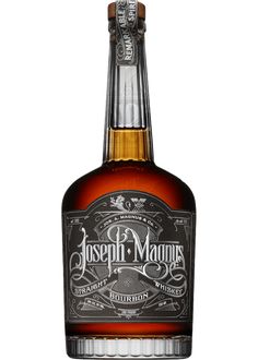 a bottle of joseph m manns bourbon