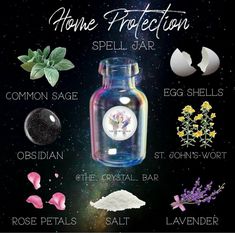 Content Graphic Design, Home Protection Spell, Witch Notes, Witchcraft Spells For Beginners, Money Abundance, Witch Herbs